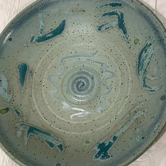 NEW - Hand Made  Blue/Green Artisan Bowl - Picture 3 of 3